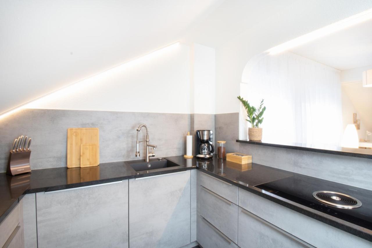 Loewe Apartment Blau นอยเฮาเซิน อัม ไรห์นฟอล ภายนอก รูปภาพ